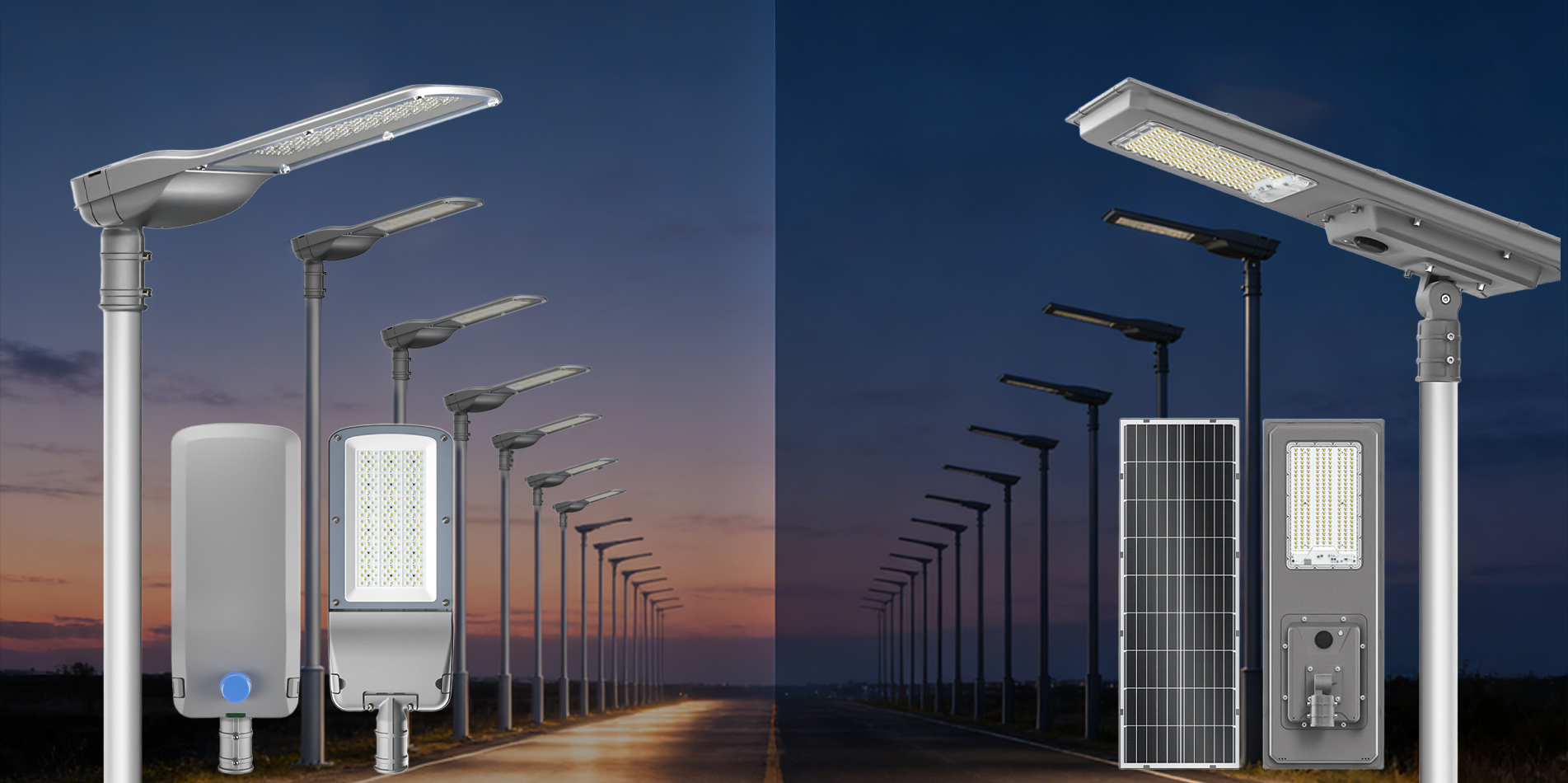 Fabricant d'éclairage public solaire