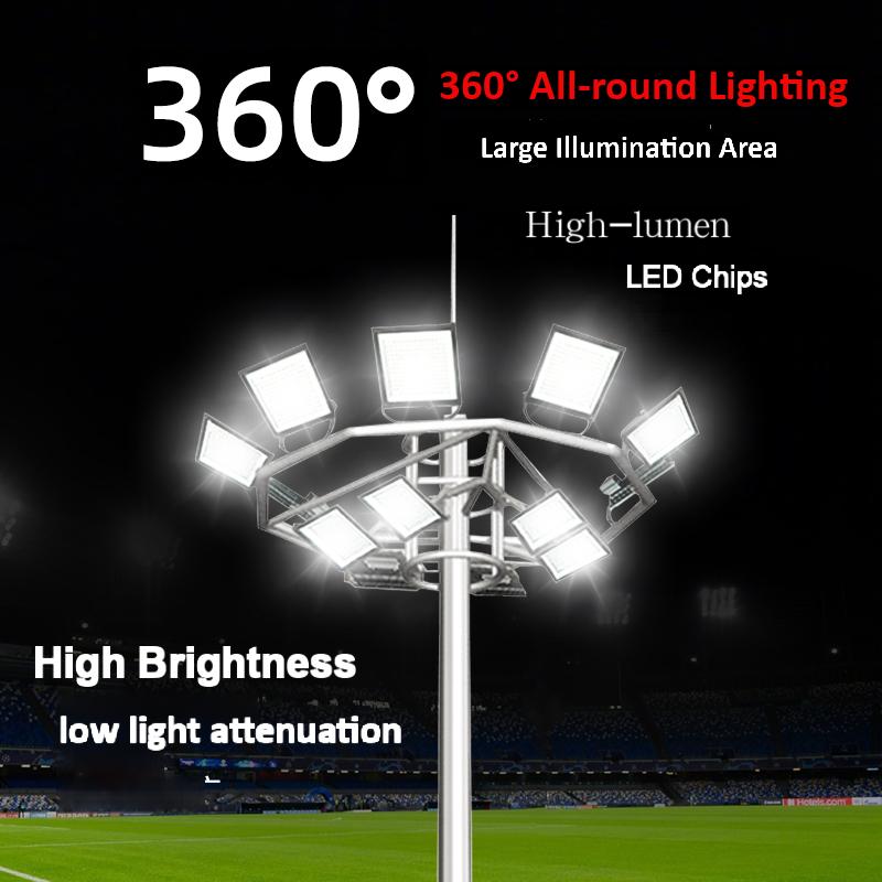 motorized high mast light