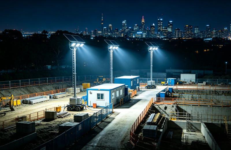 Construction Site Light Tower