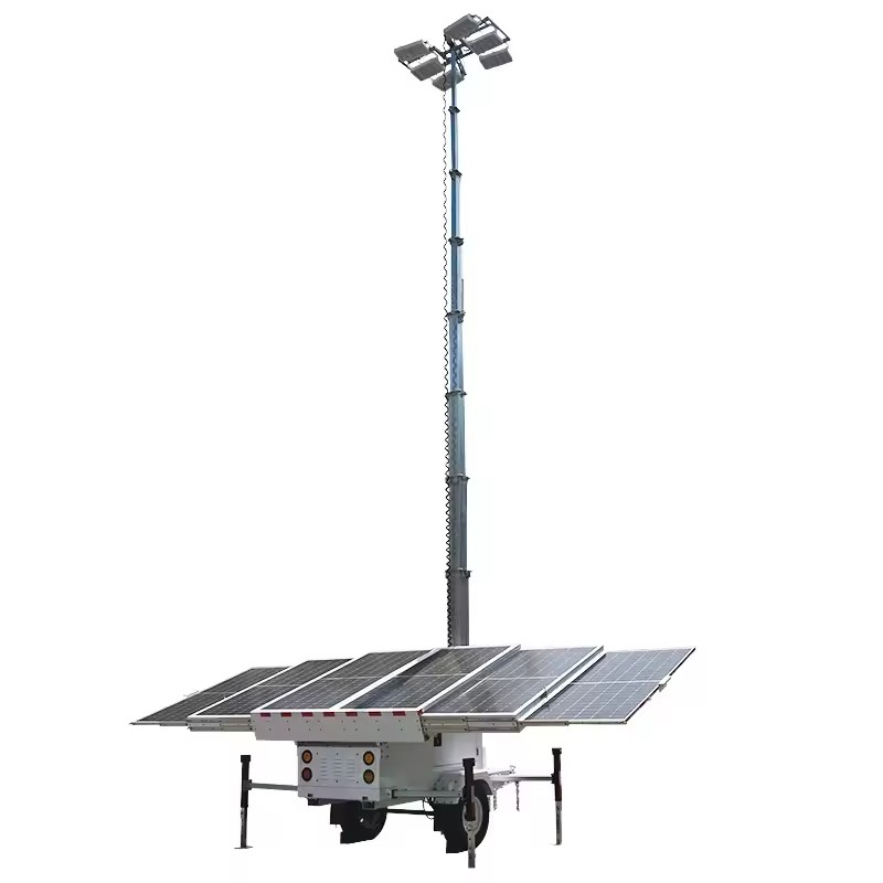 Portable Mobile Solar Lighting Tower