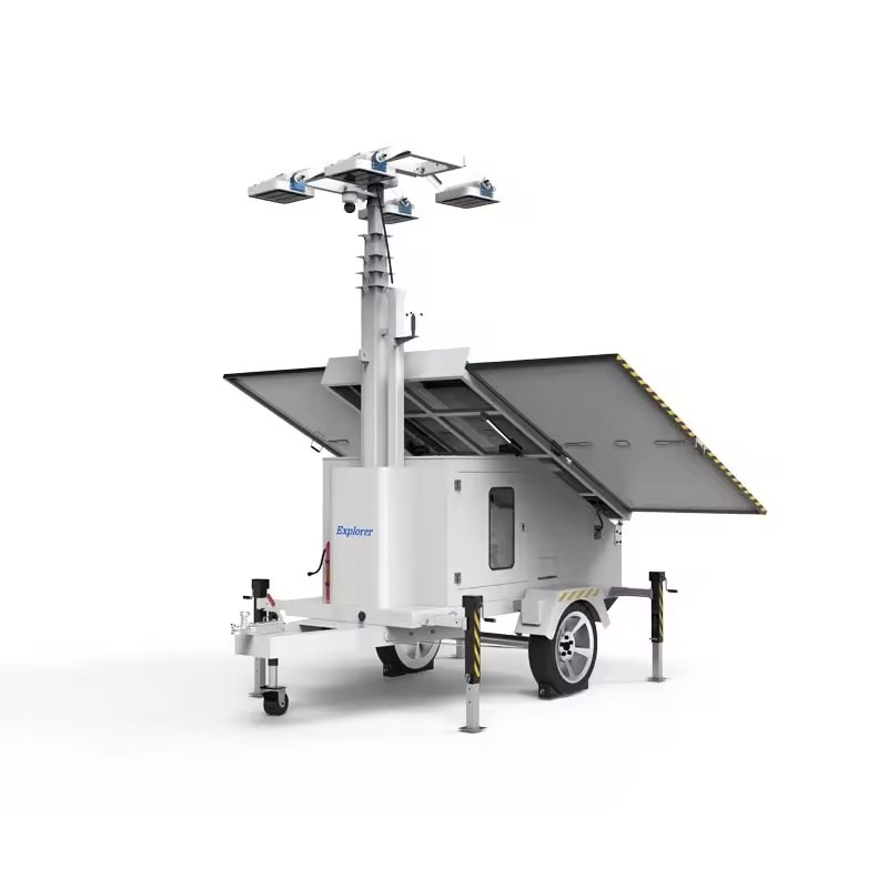 Portable Mobile Solar Lighting Tower