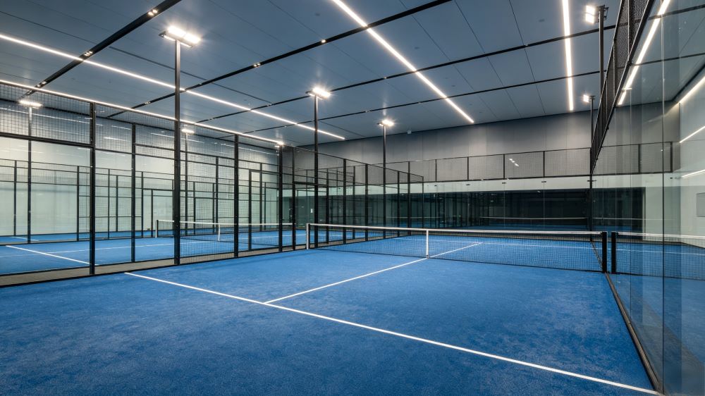 Tennis court lighting effect Tennis court lighting effect