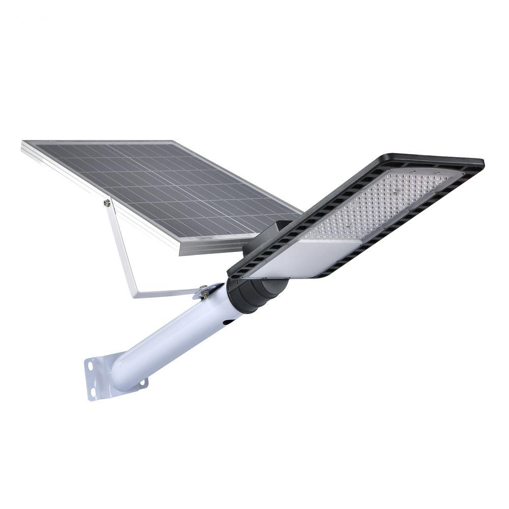 Adjustable solar panel outdoor street light