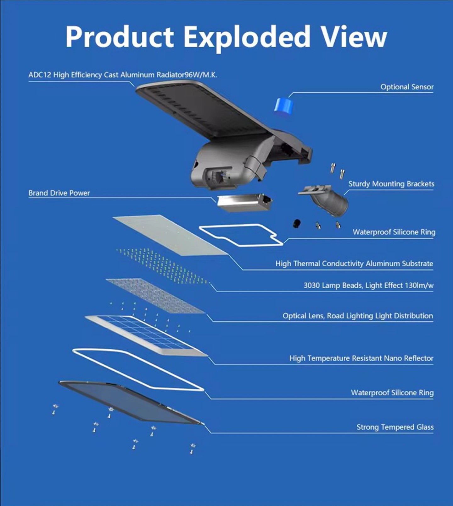 TEL 50-200W Series Industrial Street Light