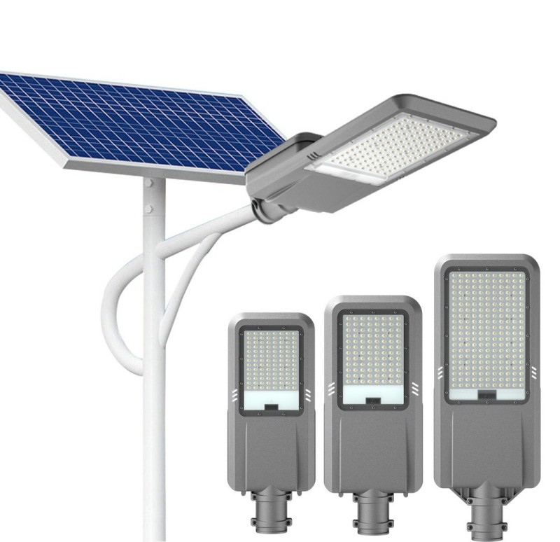 Lampadaire solaire LED JD Split, grande batterie, longue autonomie en cas de pluie, pour les projets autoroutiers
