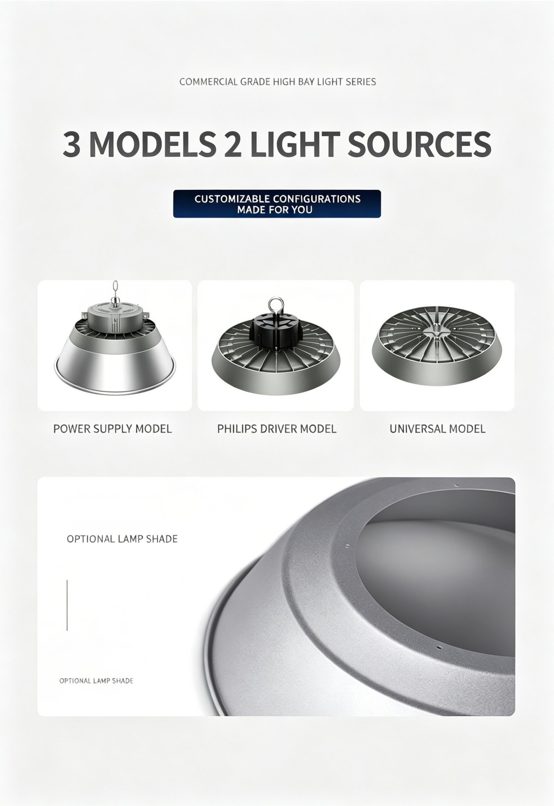  LJX Series UFO LED High Bay Light for Industrial Warehouse Lighting